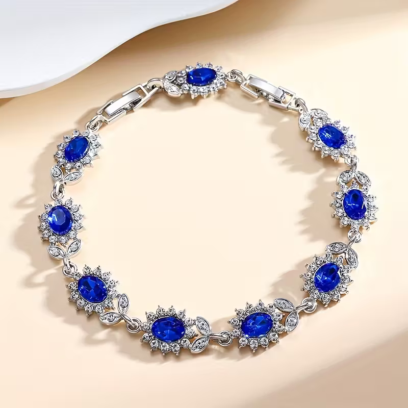 Flower Link Bracelet