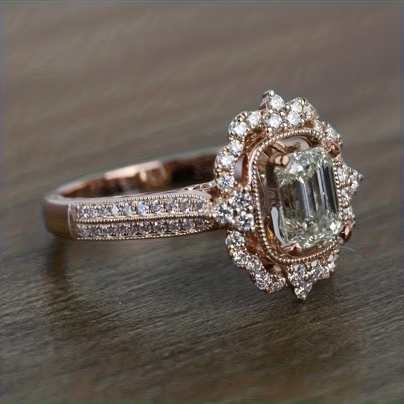 Halo-kronering i vintagestil