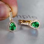 Teardrop Earrings in Three Colours
