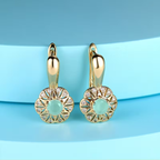 Turquoise Sunburst Earrings