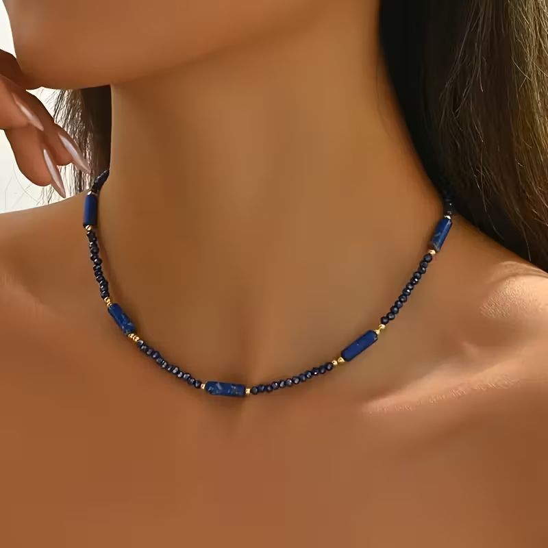 Azure Line Necklace