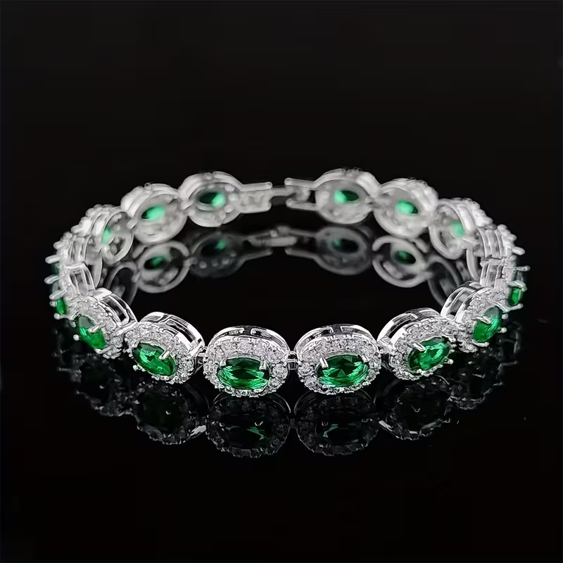 Oval Stone Bracelet in Three Colours