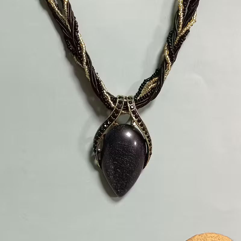 Ocean-Inspired Pendant Necklace in Three Colours