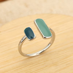 Two-Tone Bar Ring