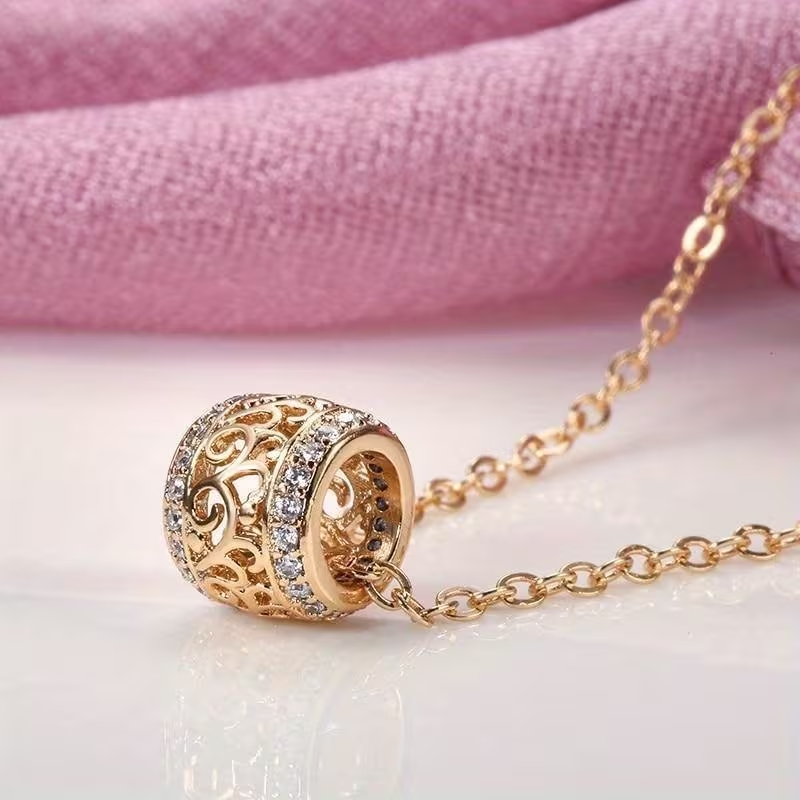 Vintage-Style Sphere Necklace