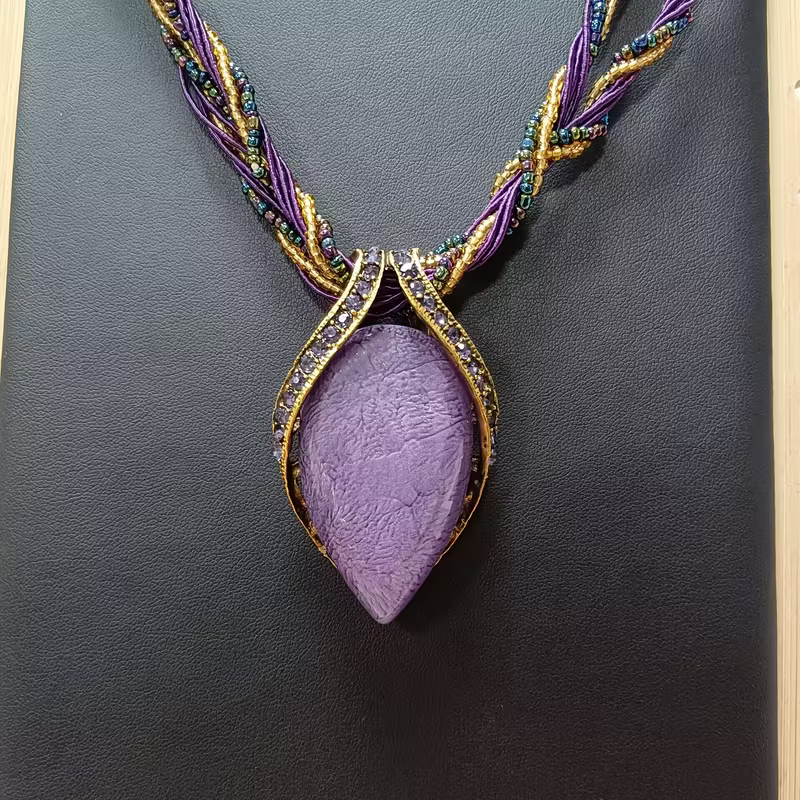 Ocean-Inspired Pendant Necklace in Three Colours