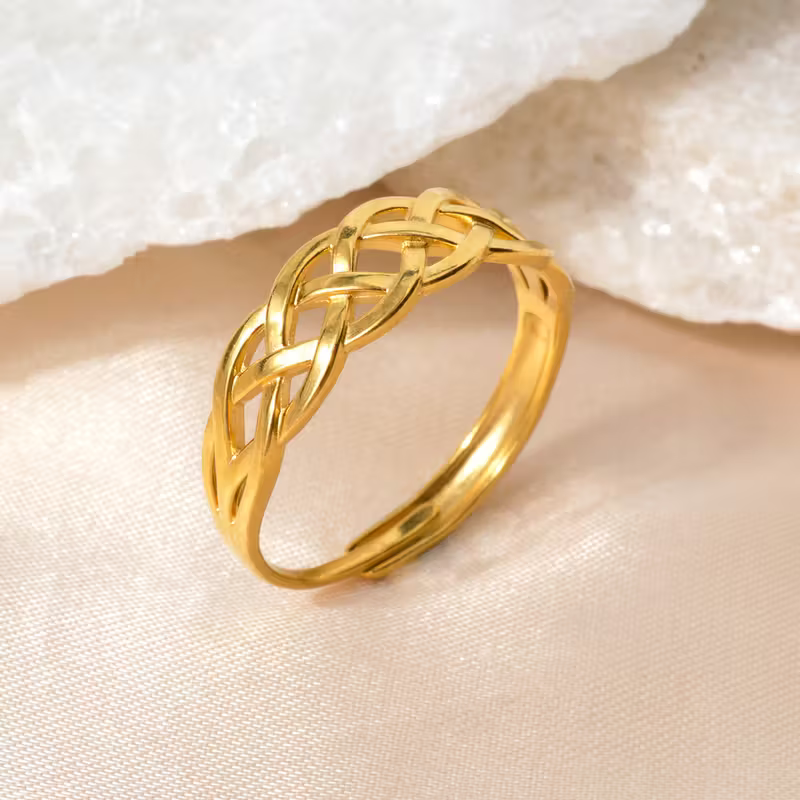 Celtic Weave Band Ring