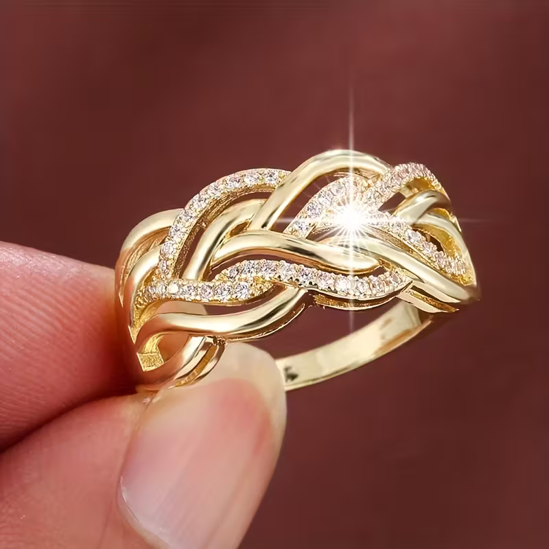 Twisted Braid Ring