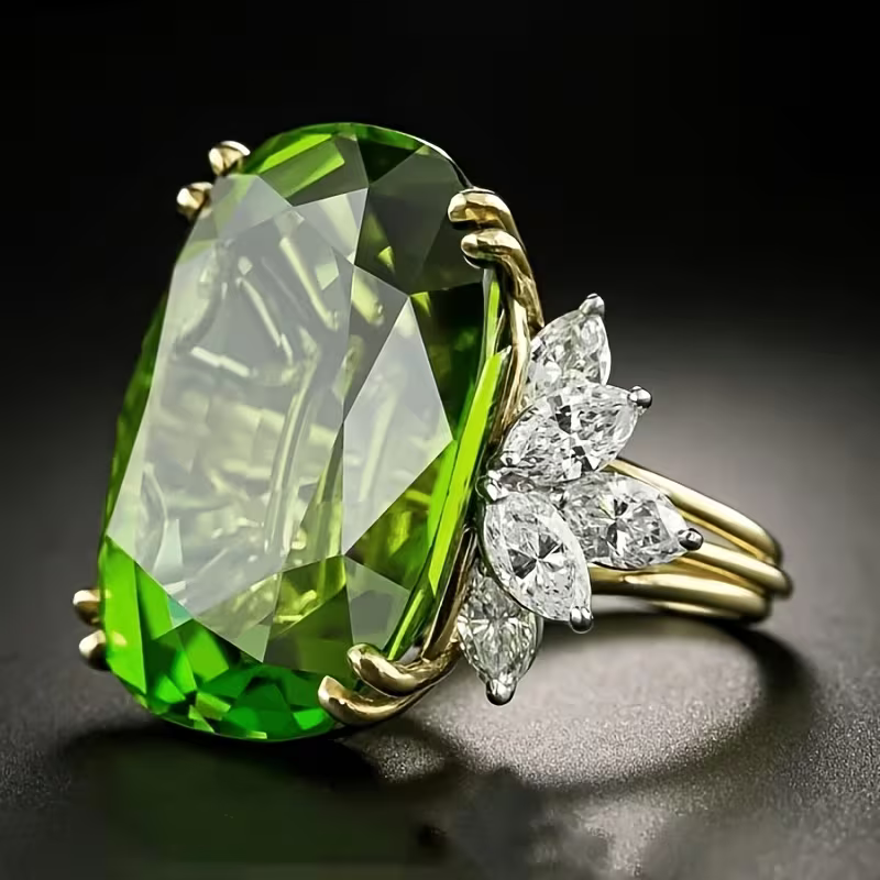 Ring met stralende tuin