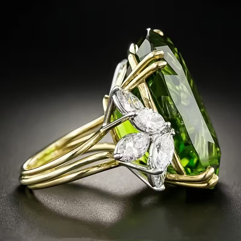 Ring met stralende tuin