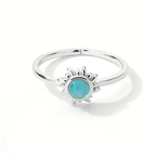 Sunbeam Moonstone Ring