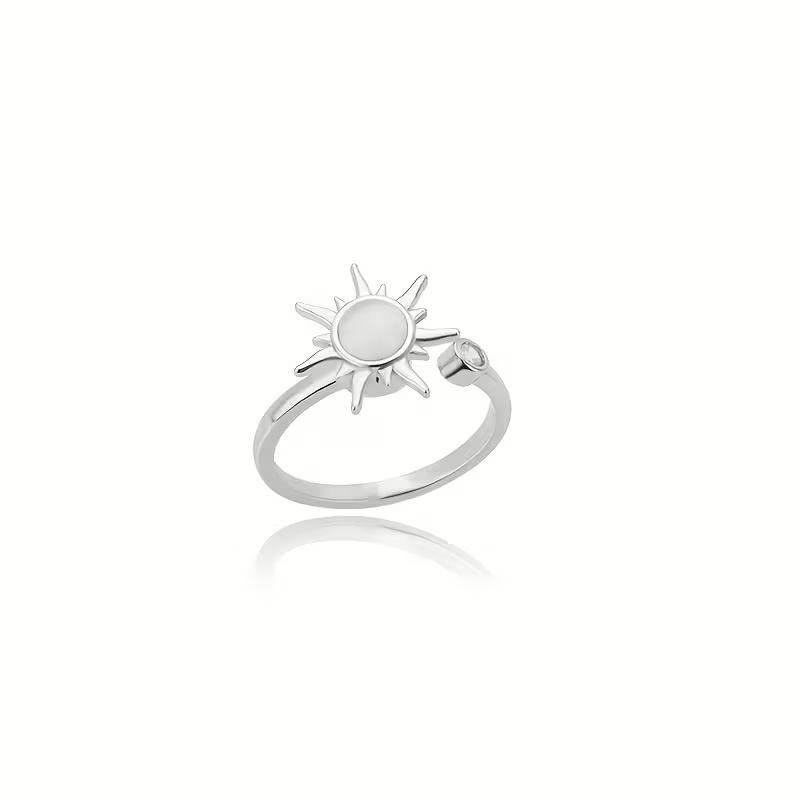 Sunbeam Moonstone Ring