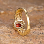 Vintage-Style Crown Ring