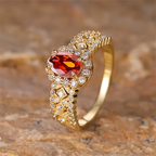 Vintage-Style Crown Ring