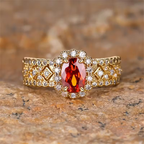 Vintage-Style Crown Ring