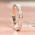 Vintage-Style Simple Zirconia Ring