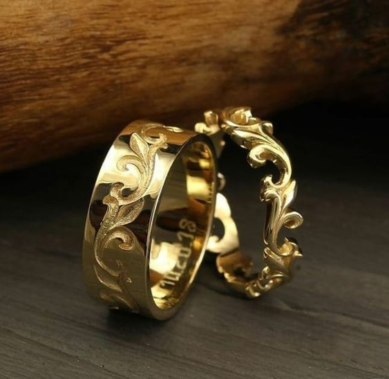 Vintage-Style Gold-Tone Elven-Inspired Ring Set