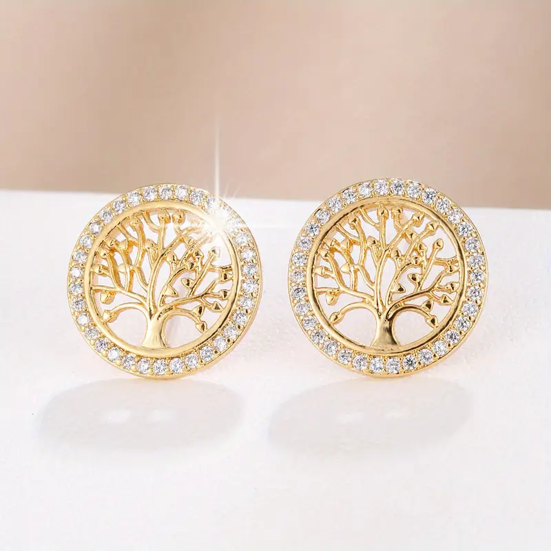 Hollow Tree of Life Earrings