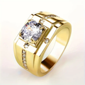 Bright Spark Gold-Tone Ring