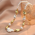 Baroque Pearl Gold-Tone Necklace
