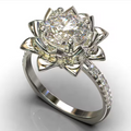 Silver-Tone Bright Blossom Ring