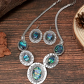 Chromatische zilverkleurige ketting
