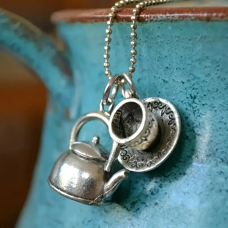 Vintage-Style Teacup Earrings