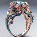 Colourful Blossom Bright Ring
