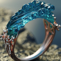 Wave Layered Silver-Tone Ring