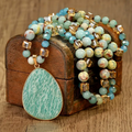 Ketting met turquoise steen