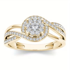 Gold-Tone Promise Ring