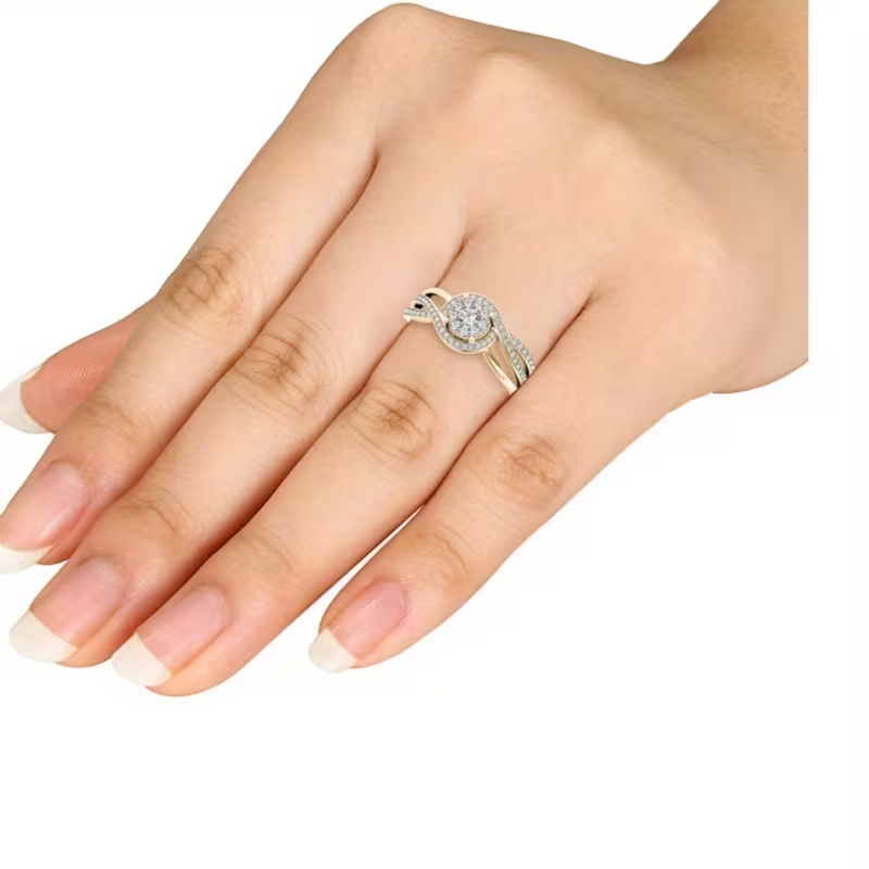 Gold-Tone Promise Ring