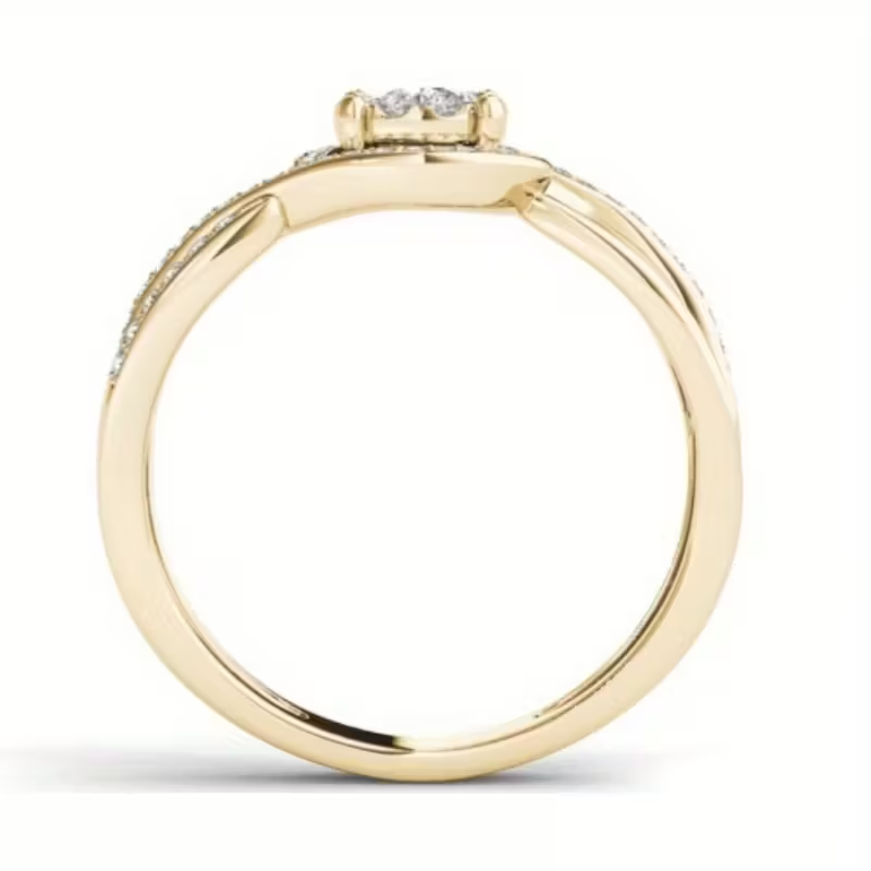 Gold-Tone Promise Ring