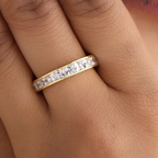 Sparkling Gold-Tone Statement Ring