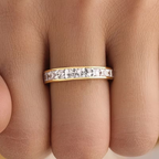 Sparkling Gold-Tone Statement Ring