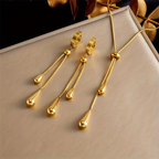 Gold-Tone Dangle Earring Set