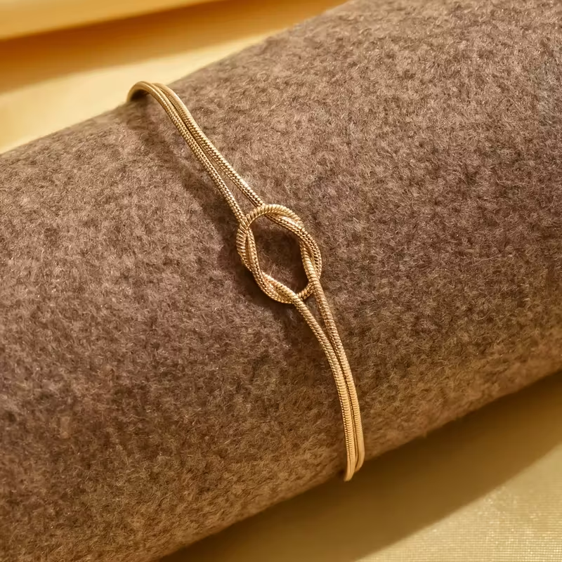Gold-Tone Bow Bracelet