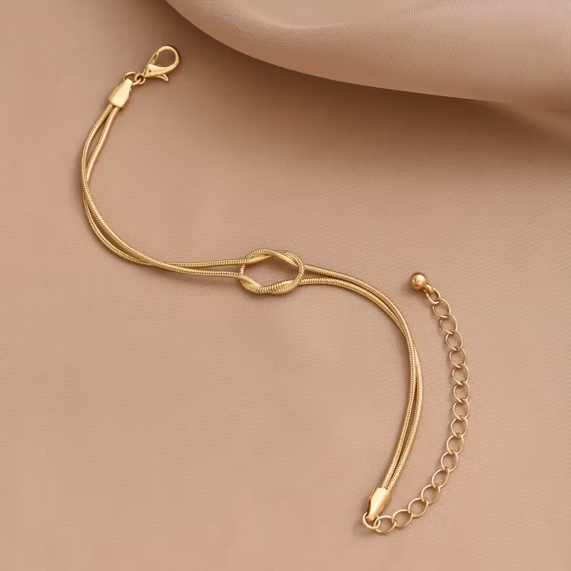 Gold-Tone Bow Bracelet