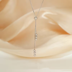 Silver-Tone Dangle Necklace