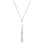 Silver-Tone Dangle Necklace