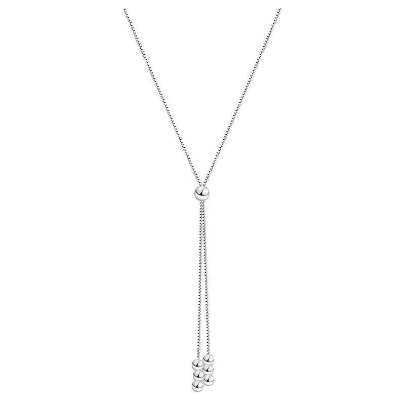 Silver-Tone Dangle Necklace