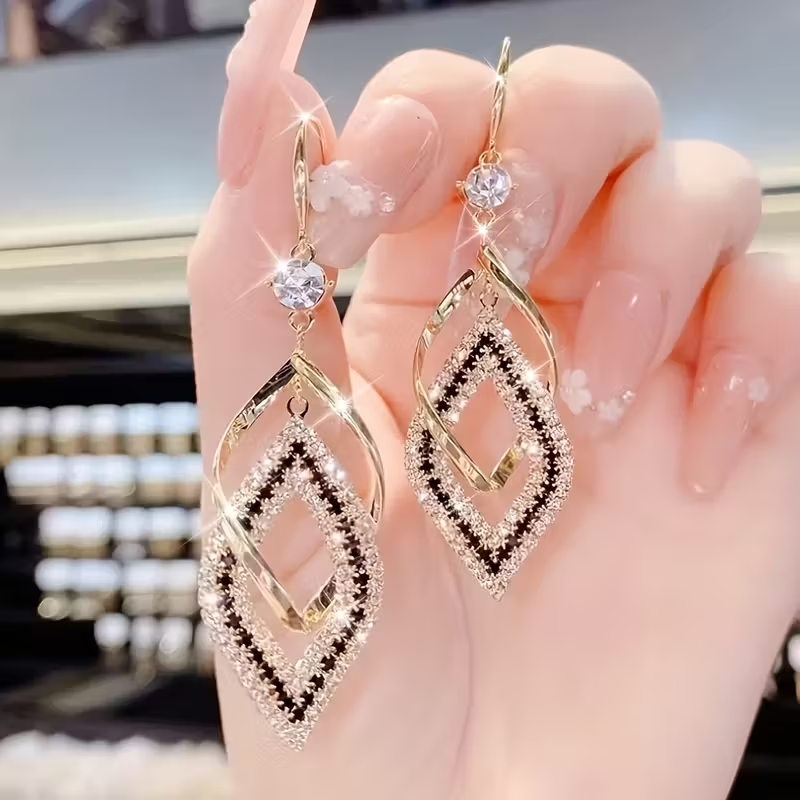 Double-Layer Hollow Earrings