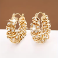 Flower Roll Earrings