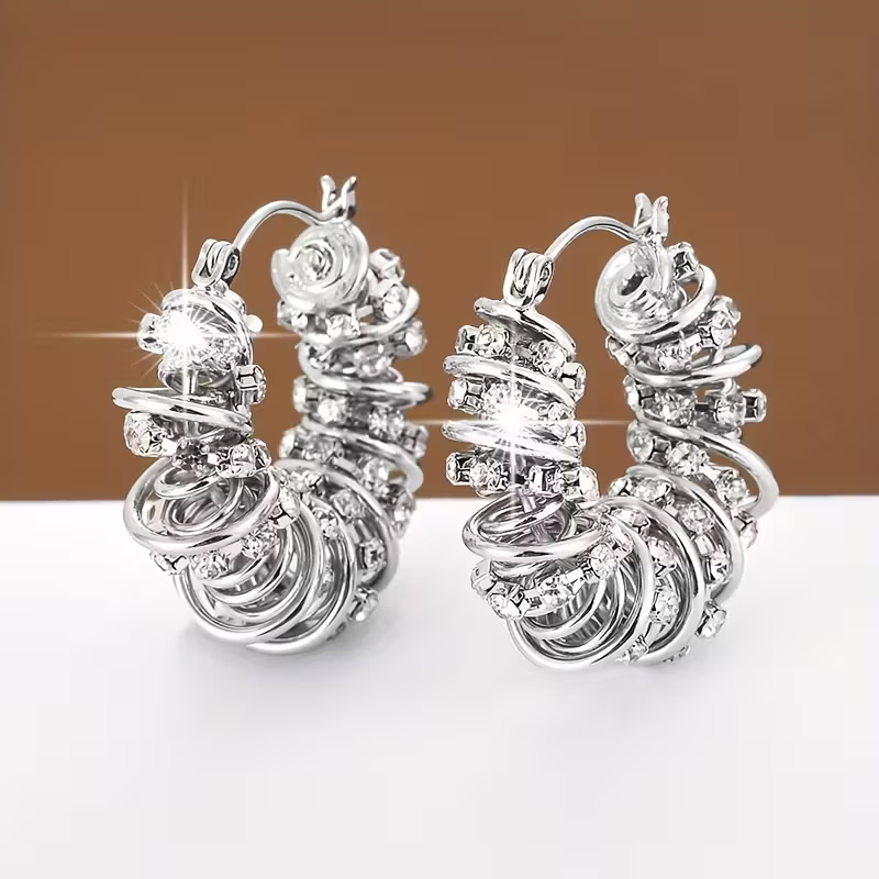 Flower Roll Earrings