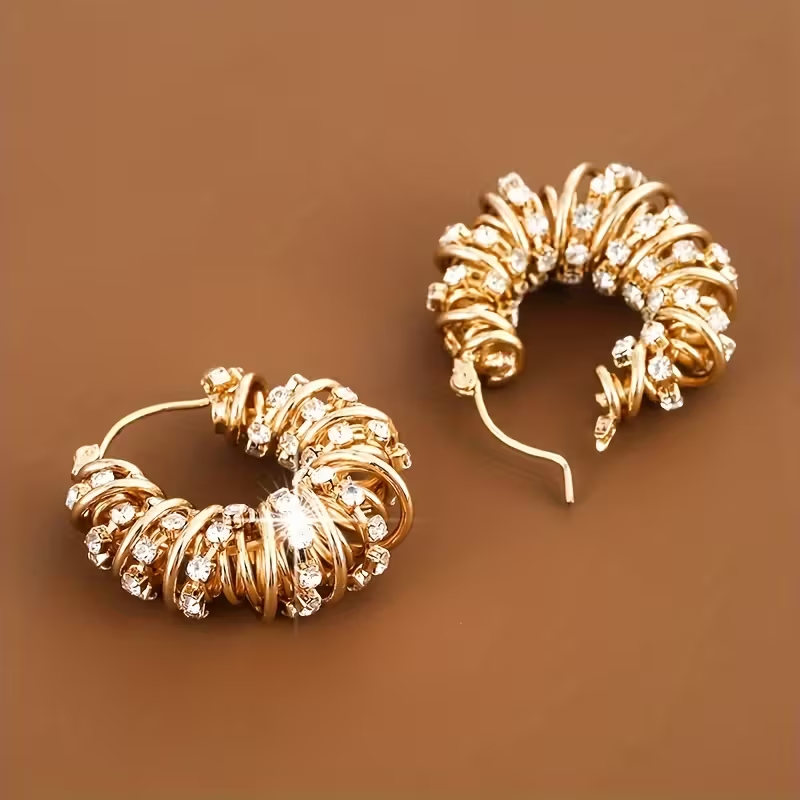 Flower Roll Earrings