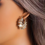 Flower Roll Earrings