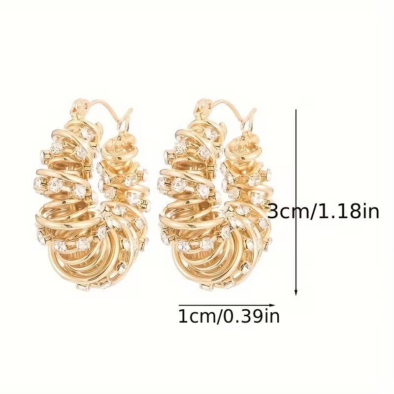 Flower Roll Earrings