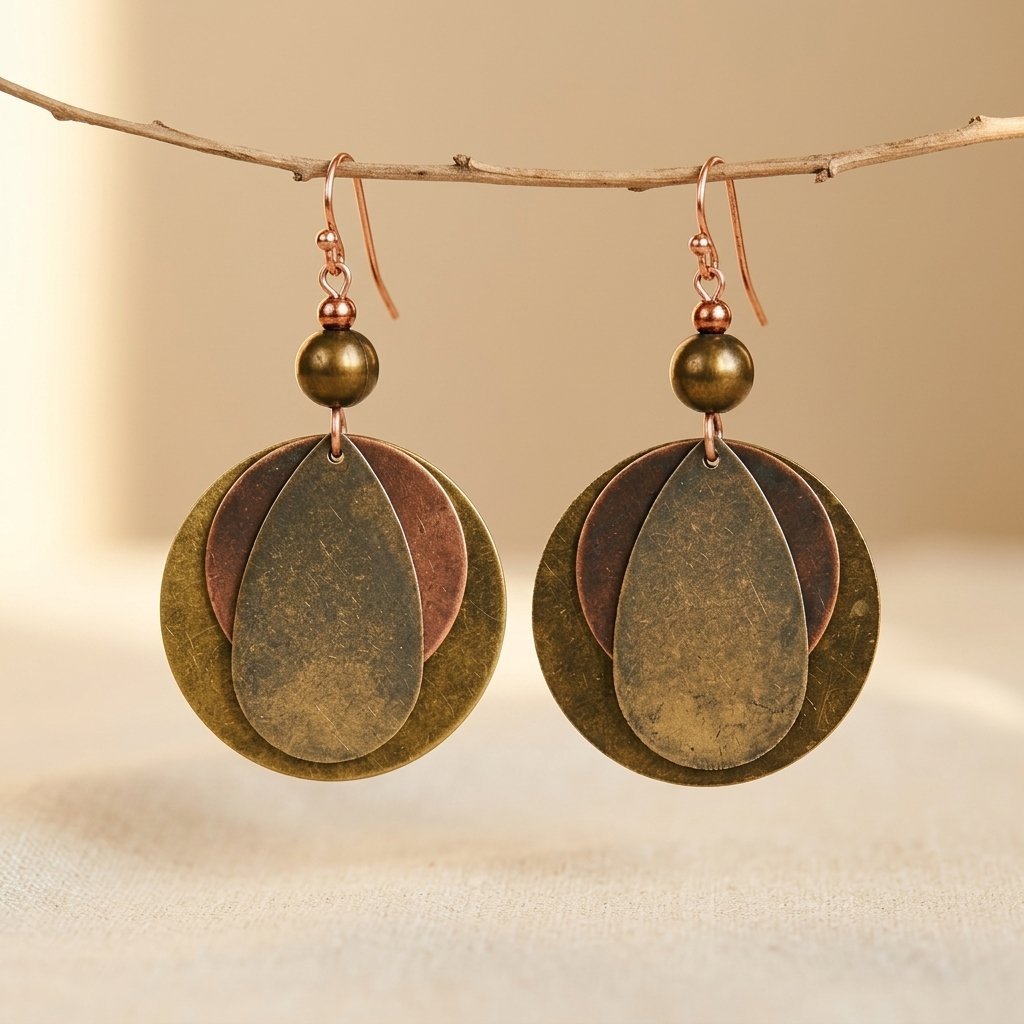 Bohemian vintage waterdruppeloorbellen