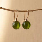 Felgroene oorhangers