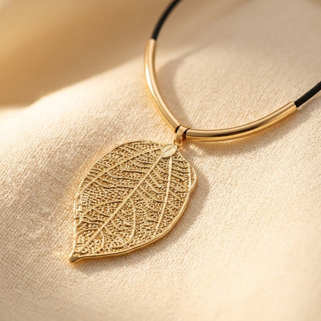 Textured Statement Necklace